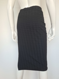 Supertrash midi rok. Mt. 38. Zwart.