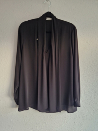 Sem Per Lei blouse. Maat 42, Zwart.