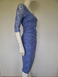Marc Cain Kanten Jurk N2 /34/ 36 Lichtblauw