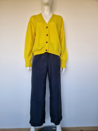 American Vintage vest. Maat M/L. Geel/merino wol.