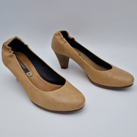 Alberto Fermani leren pumps. Maat 37.5. Camel