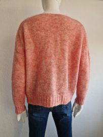 Artlove vest. Maat M. Roze gemêleerd/ wolmix.