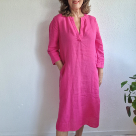 Sneakerdresses jurk | Maat L | Fuchsia |