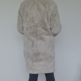 White Label teddy jas. Maat 40, Lichtgrijs.