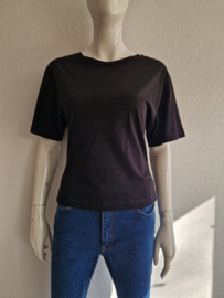 Pinko Denim shirt. Maat S. Zwart.