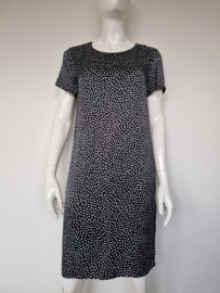 Manila Grace jurk. Maat 38, Zwart/print.