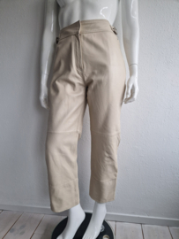 Scotch & Soda broek. Maat 40. Beige/leer.
