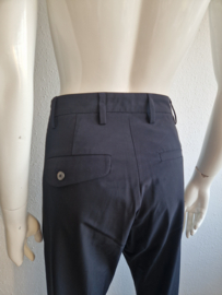 Zenggi cropped pantalon. Maat 2, Donkerblauw.