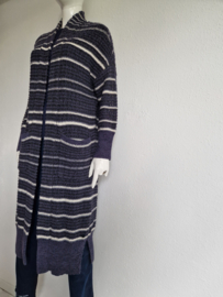Marc O'Polo vest (lang model). Maat S. Gestreept.