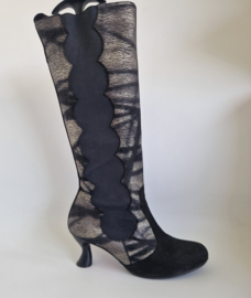 Jan Jansen designer laarzen | Maat 41 | Zwart |