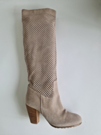 Marc Cain suède laarzen. Maat 37. Taupe.