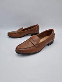 Clarks Leren Loafers. Maat 40, Bruin.