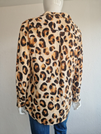 Fabienne Chapot blouse Lily Cato. Maat 42, Bruintinten.