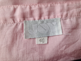 Joy lichtroze top. Maat 40.