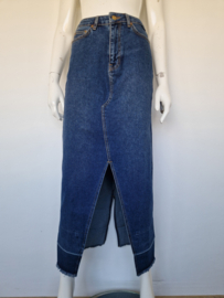 Blue Daze denim rok. Maat 34. Blauw.