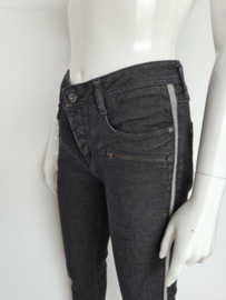 Blue Daze jeans. Mt. 40. Zwart/goudkleurig.