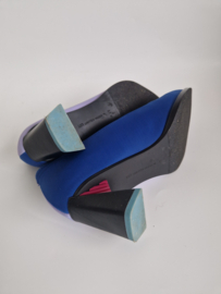 United Nude Sonar Fold Mid | Maat 37 | Lavendel/kobaltblauw |