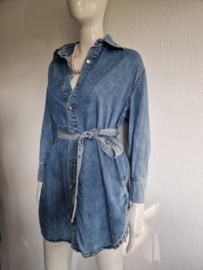 Liu Jo denim blouse. Maat 36/38. Blauw.