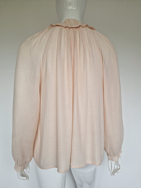 Louizon blouse. Maat 3. Poederroze