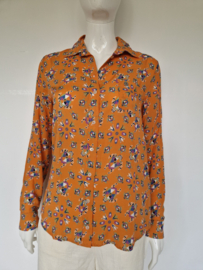 SIS by Spijkers en Spijkers blouse | Maat M | Oranje/print |