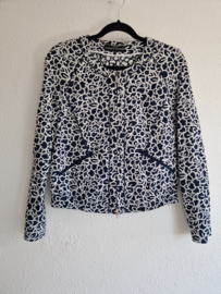 Luisa Cerano jasje. Maat 38, Blauw/wit.