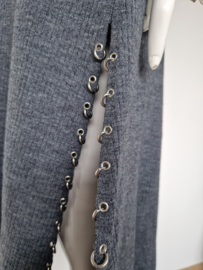 Majé Paris maxijurk. Maat 38, Grijs.