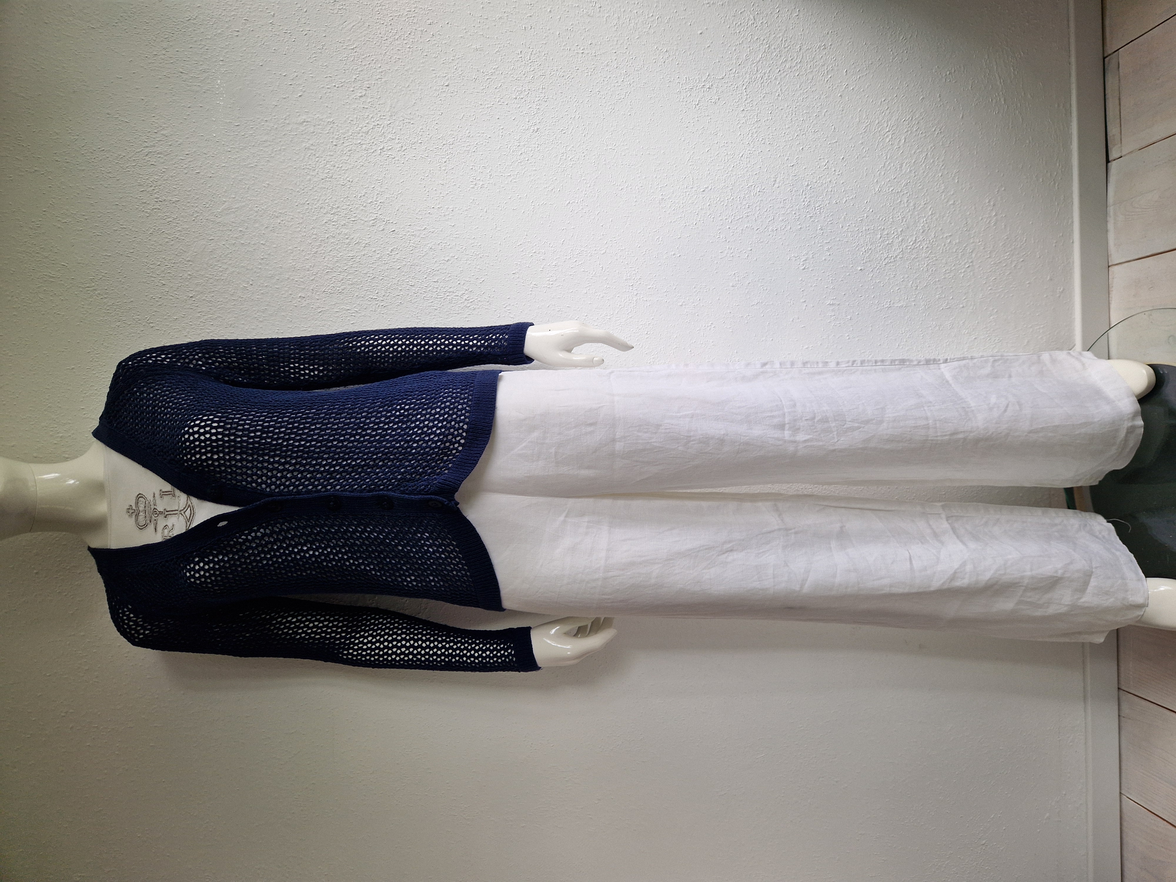 Luisa Cerano vest. Maat 36/38, Blauw.