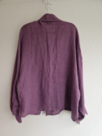 La Salle Amsterdam blouse. Maat 42. Paars.
