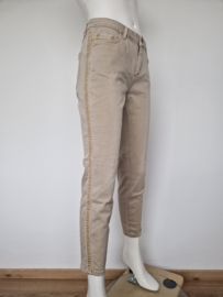 Yaya cropped skinny. Maat 40. Beige.