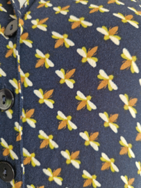 Nice Things zomerjurk. Maat 38, Donkerblauw/print.