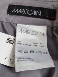 Marc Cain rok. Maat 4, Zilver/lamsleer.