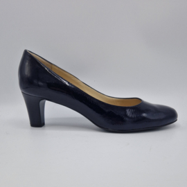 Peter Kaiser pumps. Mt. 5,5. Donkerblauw/ lakleer.