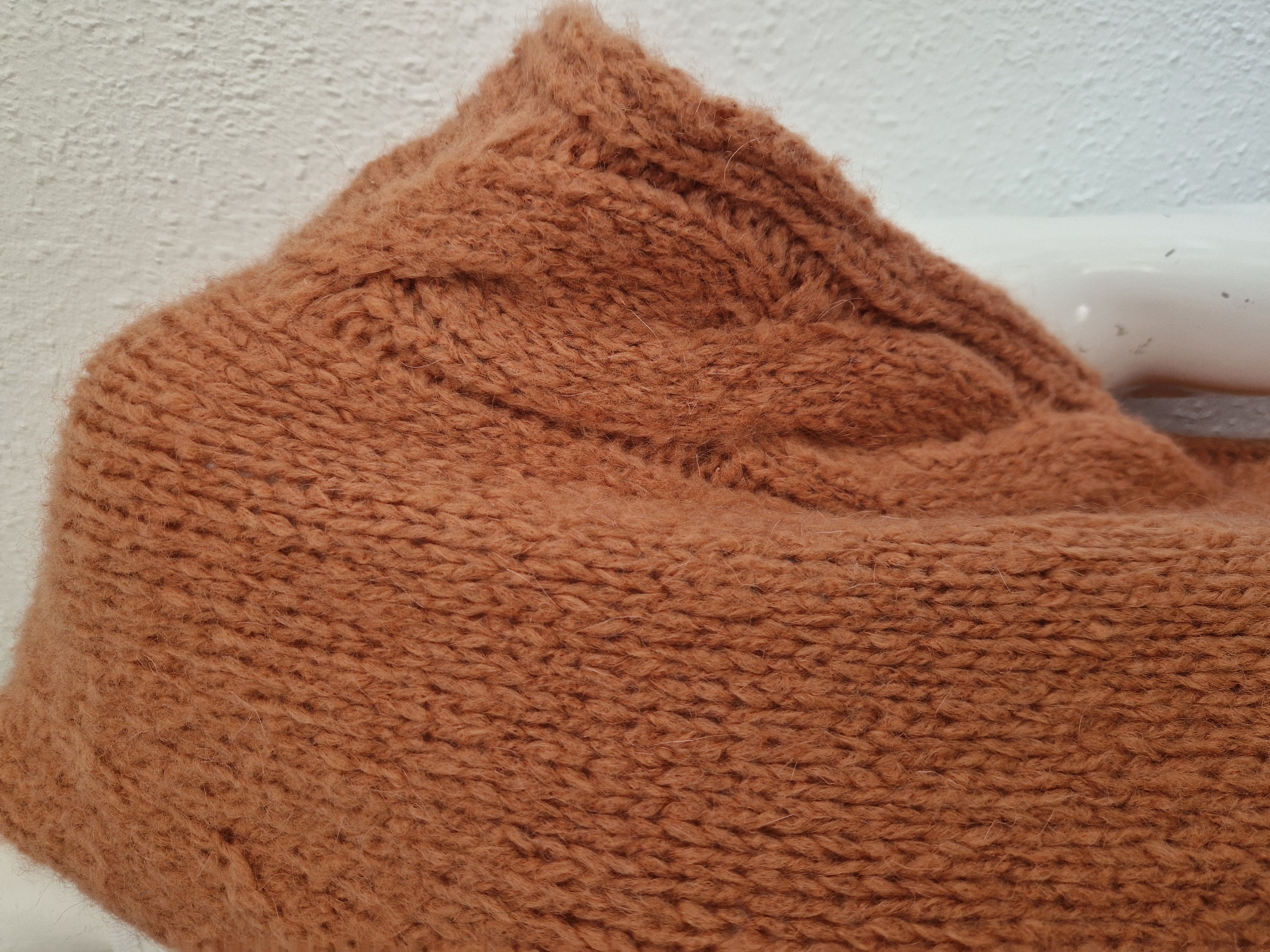 Summum vest Rustic. Maat S. Old Peach/Mohair.