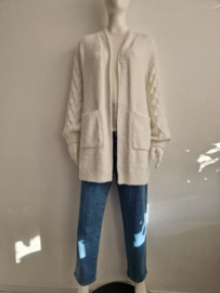 Esqualo vest. Maat L. Crème