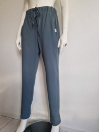 Penn&Ink pantalon. Maat 40. Blauw/grijs/travelstof.