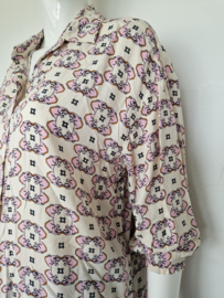 ALIX blouse. Mt. M. Crème/print.