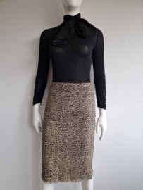 Elisabetta Franchi bodysuit. Maat 38, Zwart/strik.