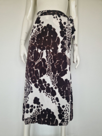 Marc Aurel set (rok en blouse. Maat 38. Bruin/crème.