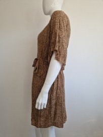 Yaya jurk. Maat 42/44 Bruin/print.