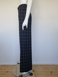 Joline Jolink pantalon. Mt. M. Zwart/ruit.