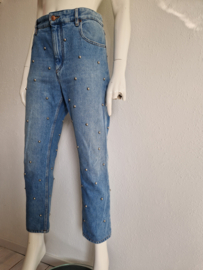 Isabel Marant Studded jeans Califfy. Maat 40, Blauw.