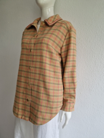 Scotch & Soda tussenjas. Maat S. Lichtoranje/ruit