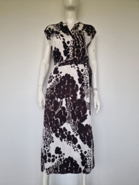 Marc Aurel set (rok en blouse. Maat 38. Bruin/crème.