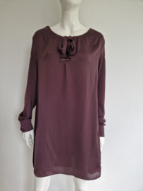 Vanilia jurk. Maat 42, Chocoladebruin.