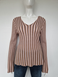 Neo Noir top Cruella Stripe. Maat 40/42. Streep.