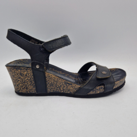 Panama Jack sandalen Julia Basics. Maat 39, Zwart/leer.