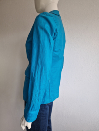 Mansharey Blazer. Maat 36/38. Turquoise.