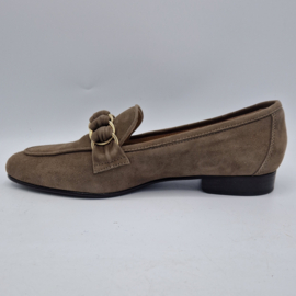 Marcos Nalini loafers. Maat 38,5, Taupe/ suede.