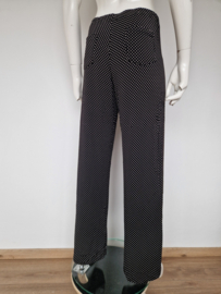 Studio Anneloes pantalon. Maat M. Zwart/stippenprint.