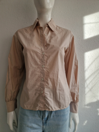 Zenggi Poplin blouse. Maat S. Zachtroze.